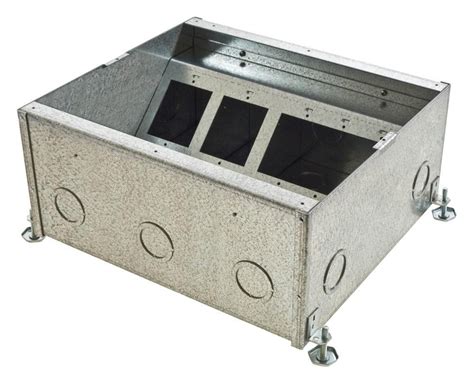 recessed concrete floor boxes